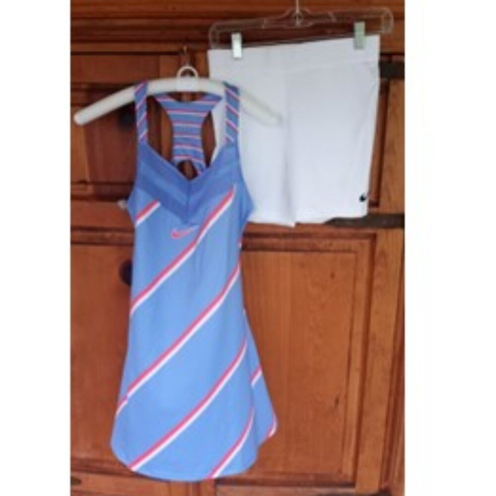 Nike racerback tank dress and short set